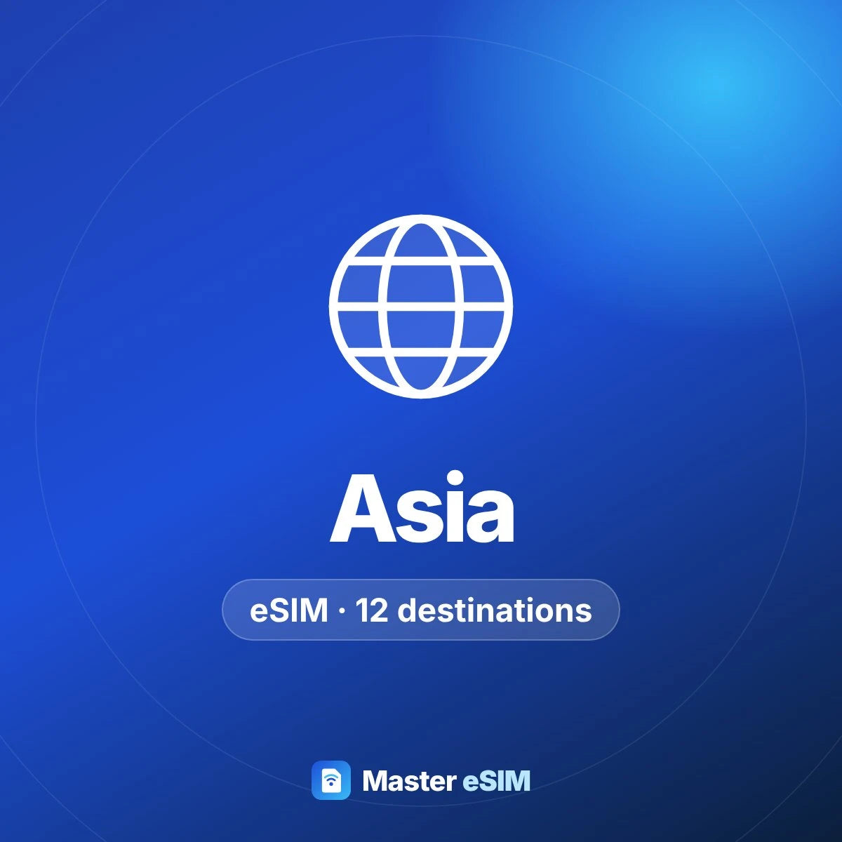 Asia (12 areas) eSIM