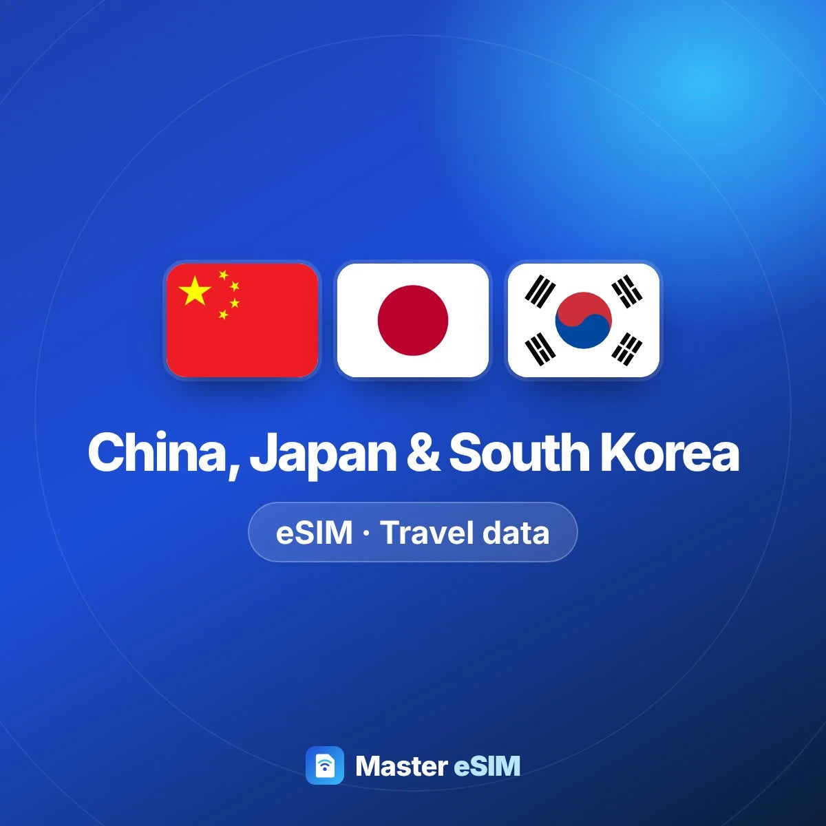 China mainland & Japan & South Korea eSIM